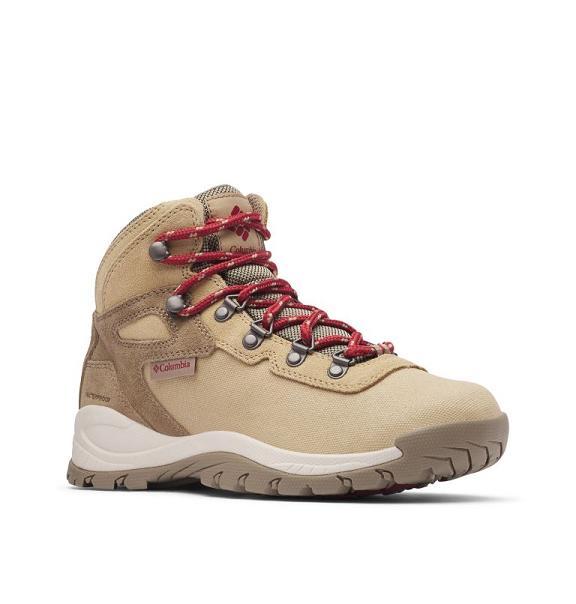 Columbia Newton Ridge Hiking Shoes Brown Red For Women's NZ53249 New Zealand